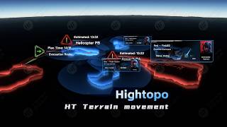 Hightopo's Dynamic Terrain Movement & Immersive 3D Roaming