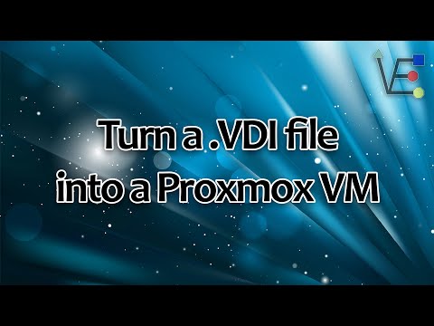 Turn a .VDI file into a Proxmox VM