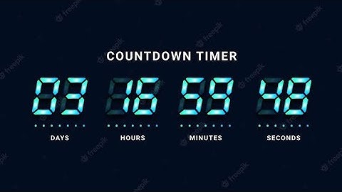 Making Countdown Timer using Python in Jupiter