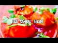Egg sambal recipe  theesha kitchen