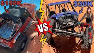 My Friend's $150K Jeep LJ vs My $30K Buggy!