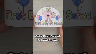 Printable First Day of School Hat – Perfect for Preschool & Kindergarten