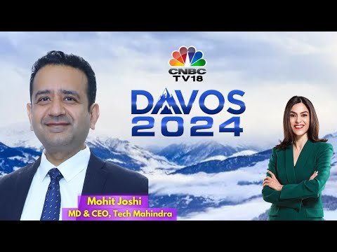 Davos 2024 LIVE | Shereen Bhan In Conversation With Tech Mahindra&#39;s Mohit Joshi | WEF 2024 LIVE