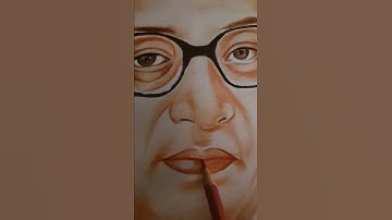drawing Dr br Ambedkar