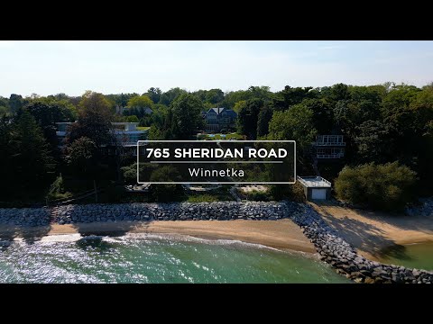 765 Sheridan Road, Winnetka, IL home video tour