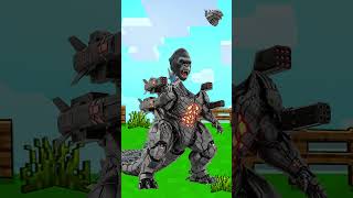 Help Fire Godzilla vs Space Godzilla Find Their Missing Heads! #shorts #godzilla