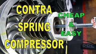 Cheap & Easy CVT Contra Spring Compressor (Clutch, Torque, Main Spring)