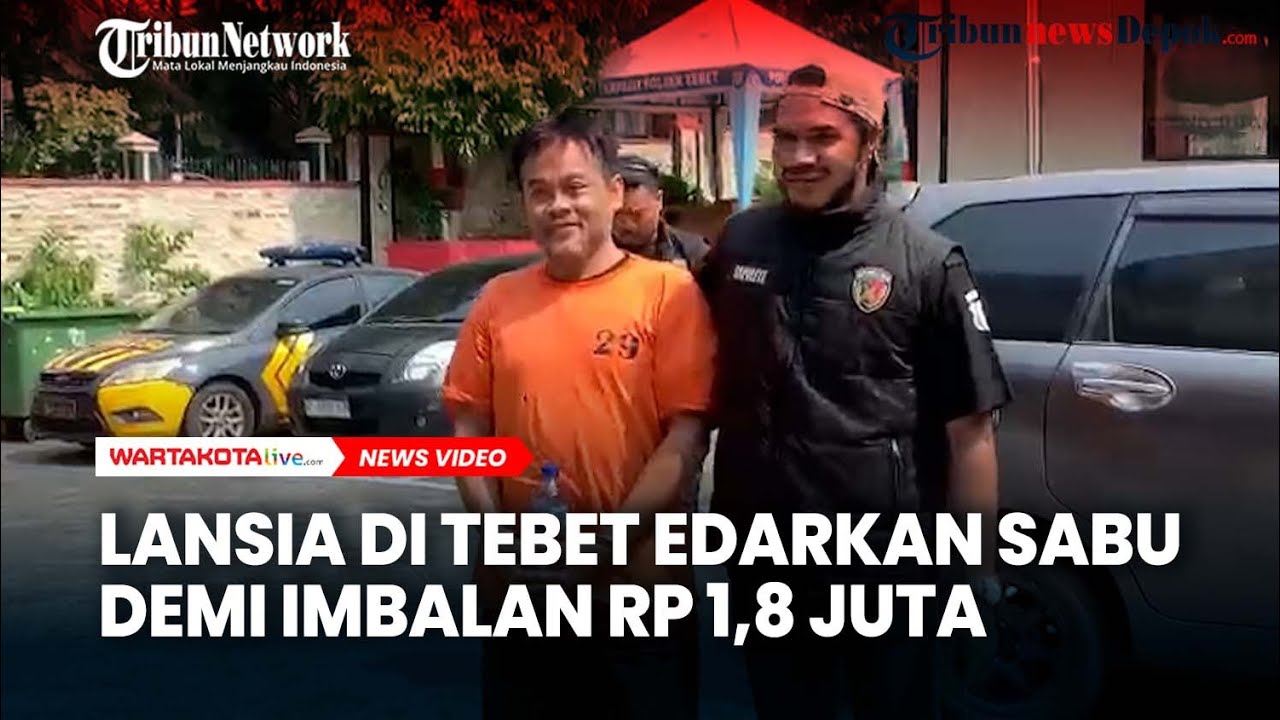 Hendak Edarkan Sabu dengan Imbalan Rp1,8 Juta, Lansia di Tebet Diamankan Polisi