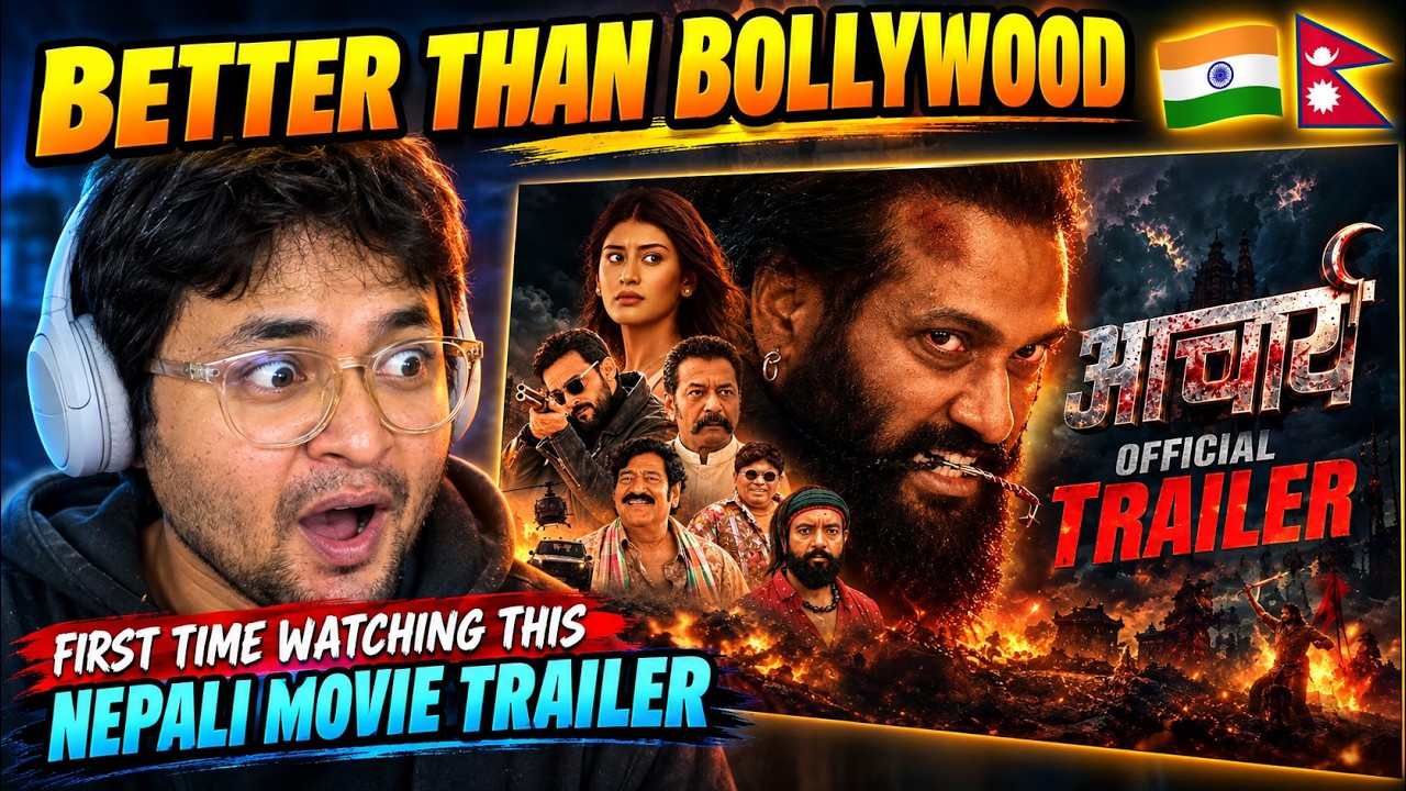 Indian Reacts to ACHARYA - Movie Official Trailer 2026 | Nikhil Upreti, Purnika Sijapati