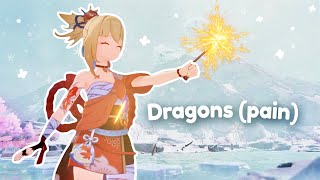 suffering in dragonspine for the primogems |🍁 genshin impact exploration