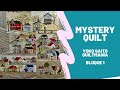 Mystery Quilt de la diseñadora Japonesa Yoko Saito, revista quiltmanía 2012. Bloque N° 1