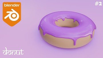 (Hindi) Blender Donut tutorial for absolute beginners - Part 2  | Texturing the donut