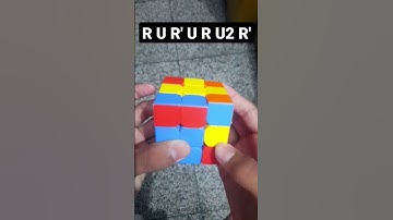 How to match edges of last layer in 3x3 cube (part-2) // #shorts #cube #viral