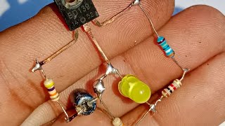 How to make a simple strobe lights project no use ic #videos com