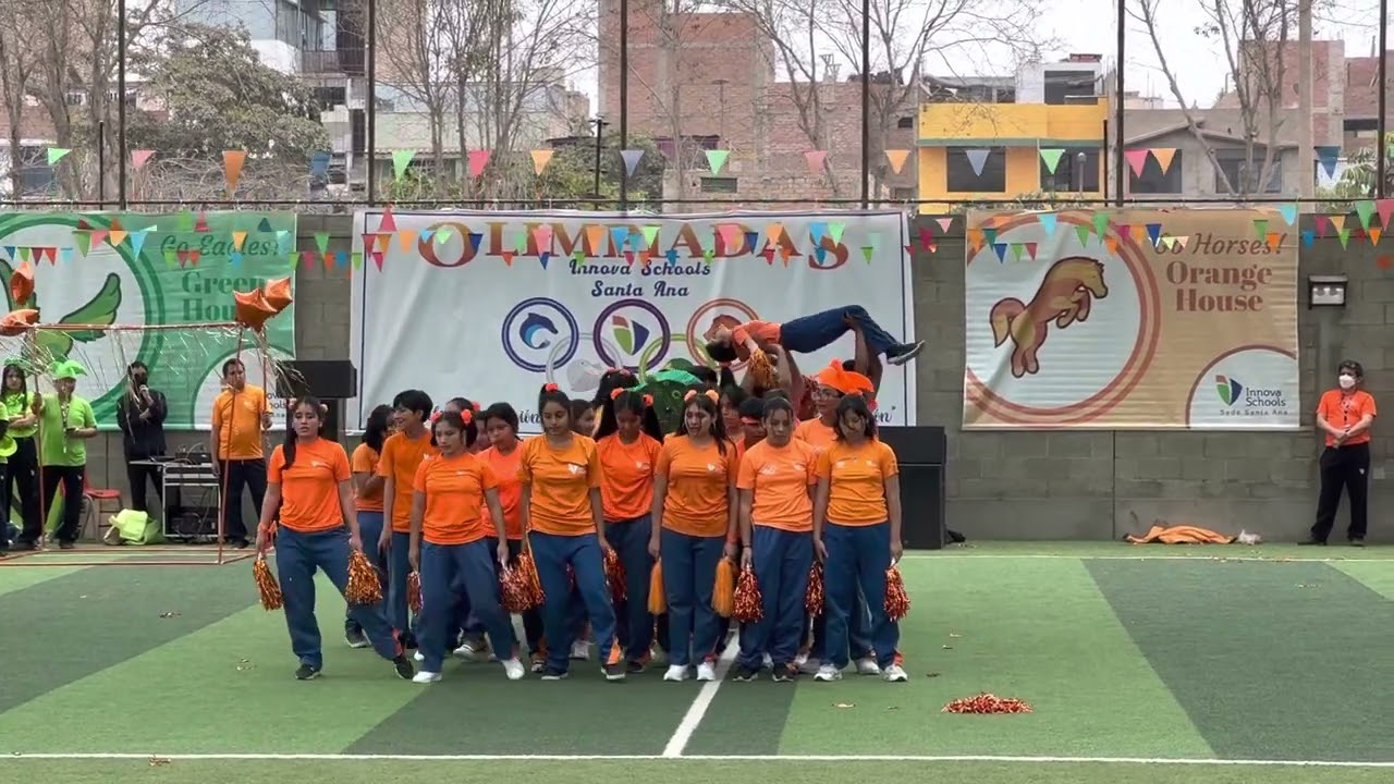 PRIMER PUESTO CONCURSO OLIMPIADAS - INNOVA SCHOOL ( SANTA ANA ) - HOUSE ORANGE HORSE 🥇🏆