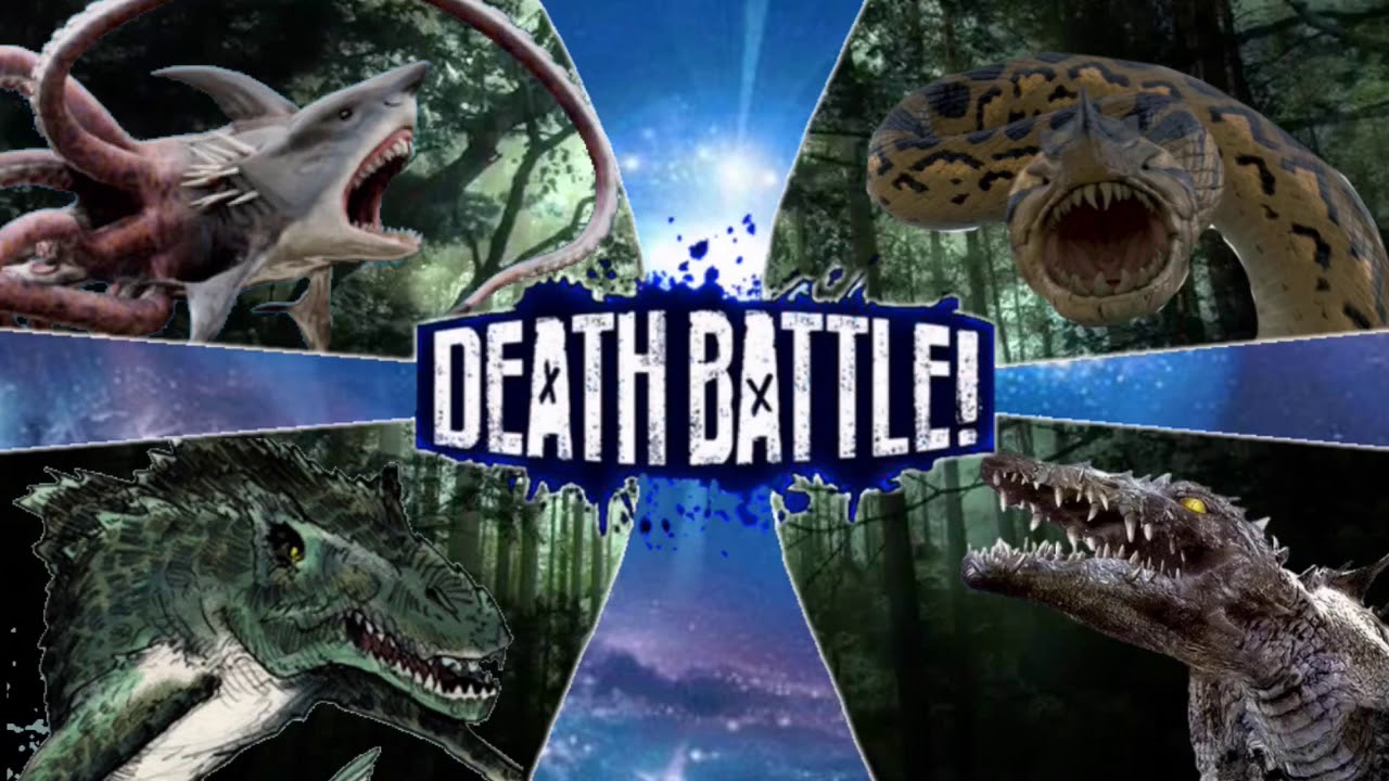 Syfy battle royale (sharktopus vs piranhaconda vs dinoshark vs dinocroc)Mus...