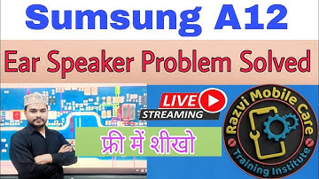 Samsung A12 Ear Speaker/Mic not working Fix by (India’s No.1 Institute) #mobilerepair