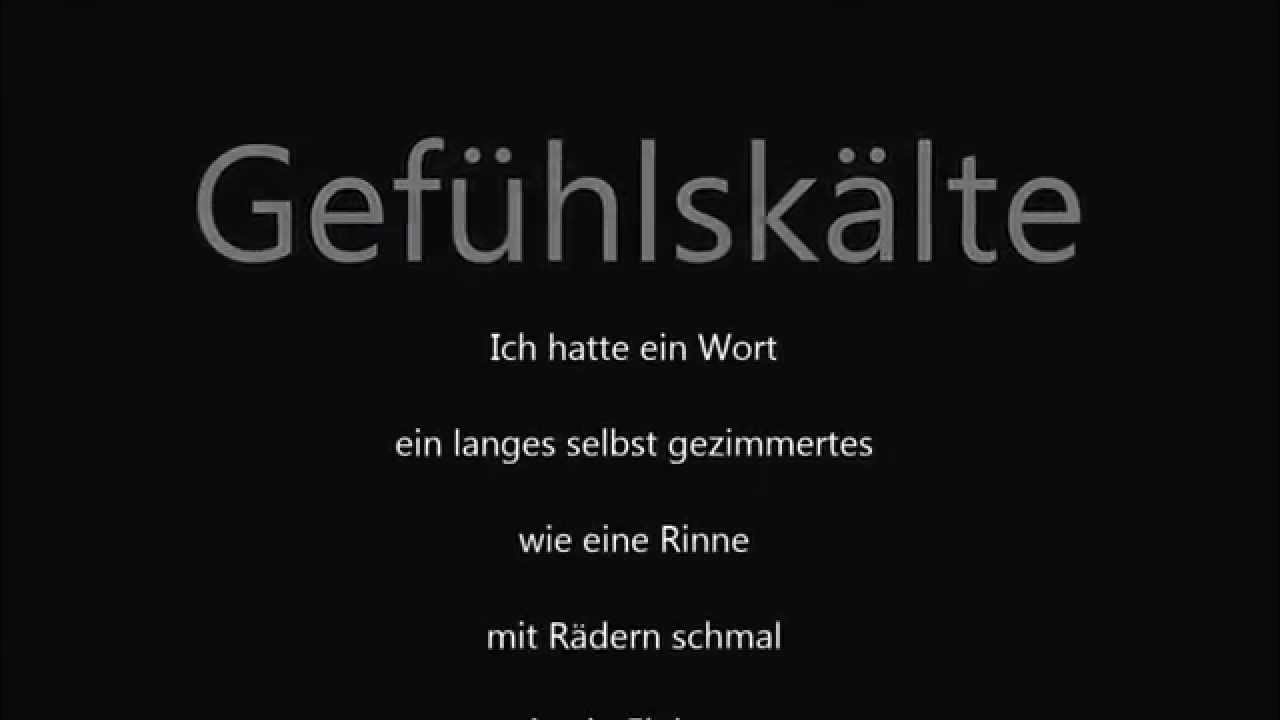 ICH HATTE EIN WORT - EINSTÜRZENDE (TEXT+HQ) YouTube