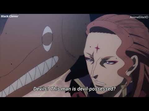 Nacht vs Magic Knight Captains | Nacht reveals his demons | Black Clover