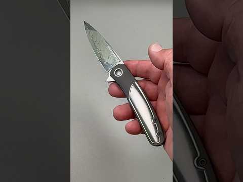 My most epic knife… a full custom Edgar & Cole Chimera in Damasteel & Zirconium inlay/hardware!