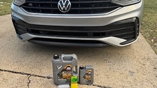 Changing the oil in a 2023 VW Tiguan
