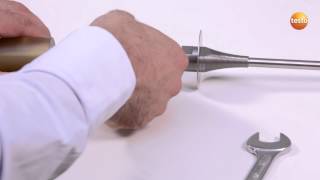 testo 350: Changing and cleaning engine probe (12/13) | Be sure. Testo