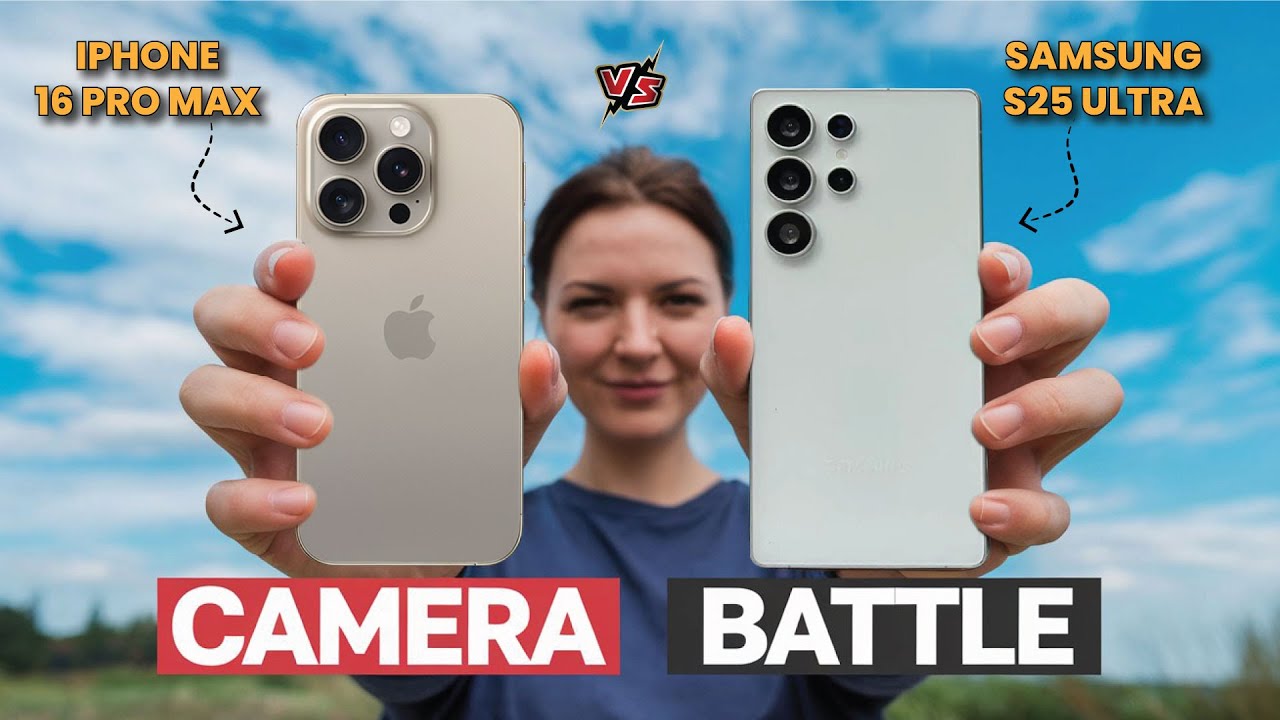 Samsung Galaxy S25 Ultra vs iPhone 16 Pro Max Camera Test Comparison ...
