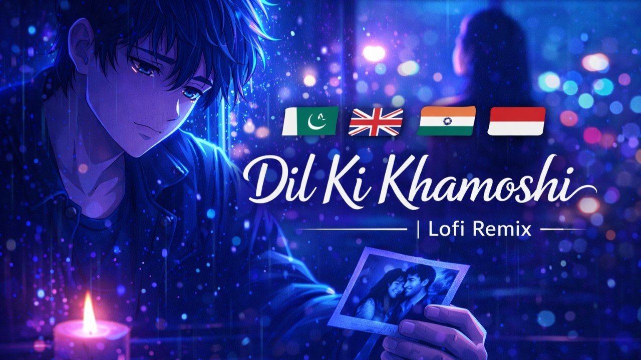 Dil Ki Khamoshi (Lofi Mix) - A Heartbreaking Love Story 💔 | Urdu Punjabi Indonesian
