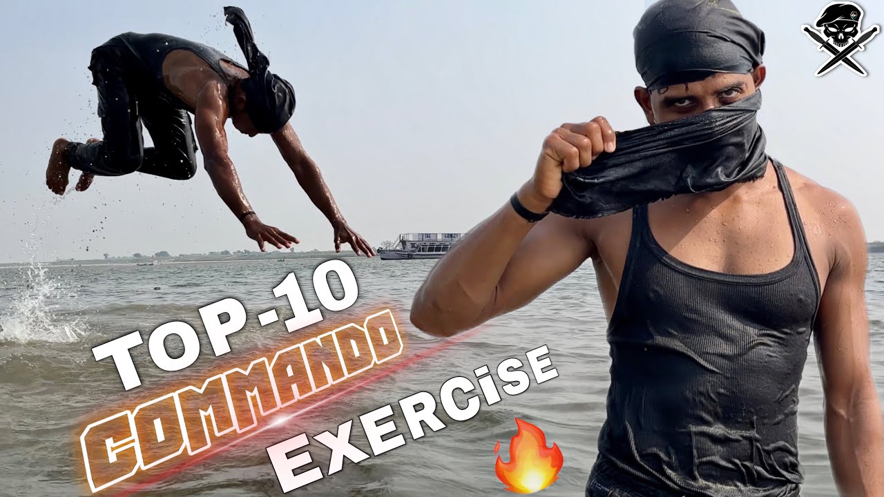 Top 10 Commando Exercises in Water 🔥 पानी में कमांडो ट्रेनिंग । Army