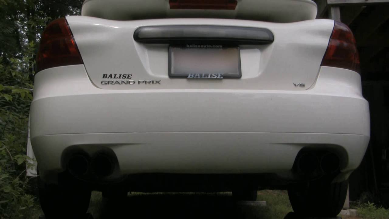 08 Grand Prix GXP Stock Exhaust vs. MagnaFlow Exhaust YouTube