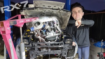 Removing The 13B From The RX-7 Already...