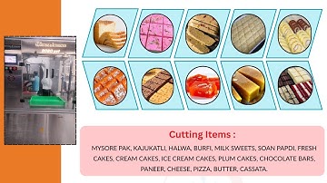 Robotic Sweets Cutting Machine. @systemsautomation6210