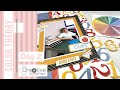 Triadic Color Theory Scrapbook Process // Die-Cut Backgrounds // Creative Design Team Day 2