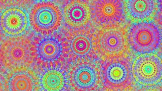 Funky Hypnotic Music to Trip/Study/Relax to, Psychedelic Colorful Boho Hippie Mandala Animation