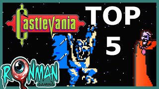 TOP 5 Castlevania Games - RonMan Gaming