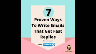 7 proven ways to write emails that get fast replies