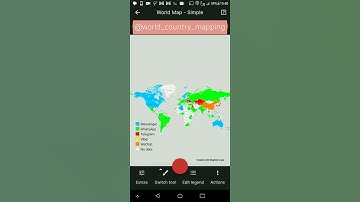 What is the most used messaging app in your country? 📨 #map #mapping #world #app #mapchart #shorts