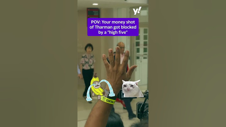 POV: your money shot of Tharman got blocked