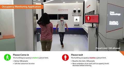 Wisenet Occupancy Monitoring Application Demonstration
