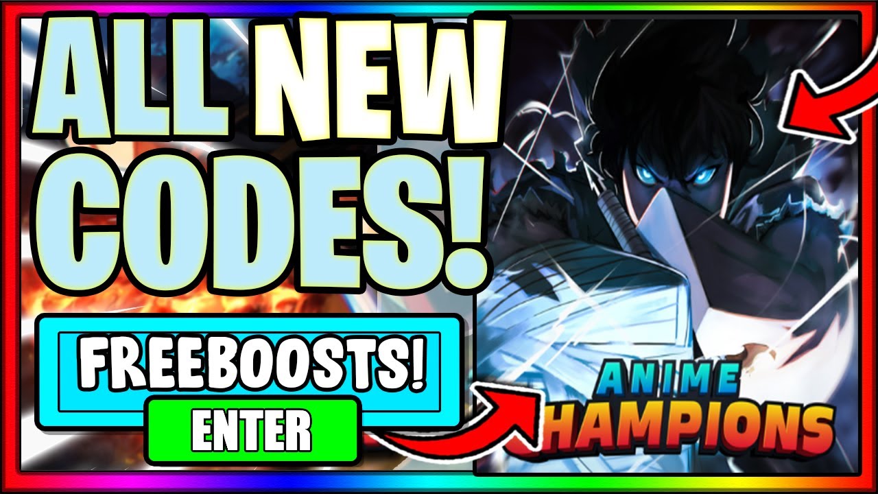 ALL *NEW* CODES FOR ANIME CHAMPIONS SIMULATOR *⭐UPD 12⭐* Roblox Anime ...