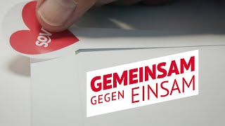 "Gemeinsam gegen einsam" - Kampagne des SoVD und auch Motto des 21. Landesverbandstags des SoVD NRW