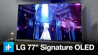 Samsung 78″ and 85″ Large Size Full Motion Wall Mount for Samsung Curved and SUHD TVs WMN5870XK/ZA LG 77 inch Signature 4K OLED TV at CEDIA