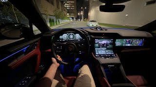 new Porsche Cayenne Electric 2027 Night Test Drive screenshot 2