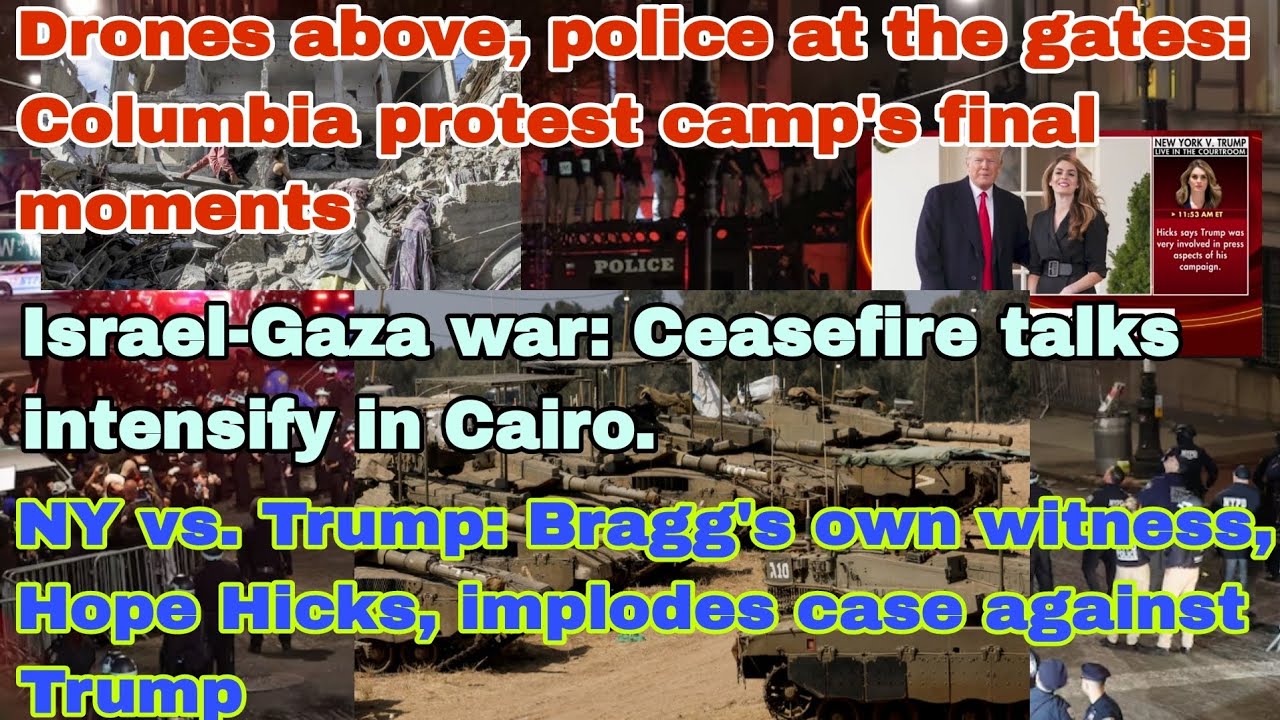 Israel-Gaza war: Ceasefire talks intensify in Cairo.