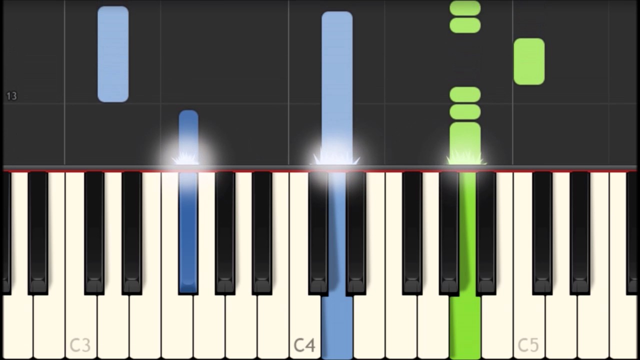 Cockles And Mussels Irish Air [Piano Tutorial] (Synthesia) YouTube