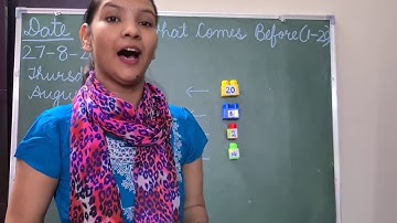 What Comes Before 1-20 by Vandana Shukla