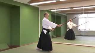 20 Jo Suburi. Yoshinkan Aikido style.