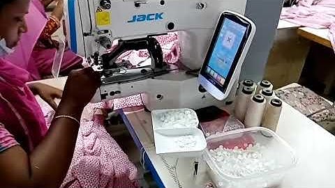 Button Attaching Machine Jack Brand Model: JK-T1903GSK-D