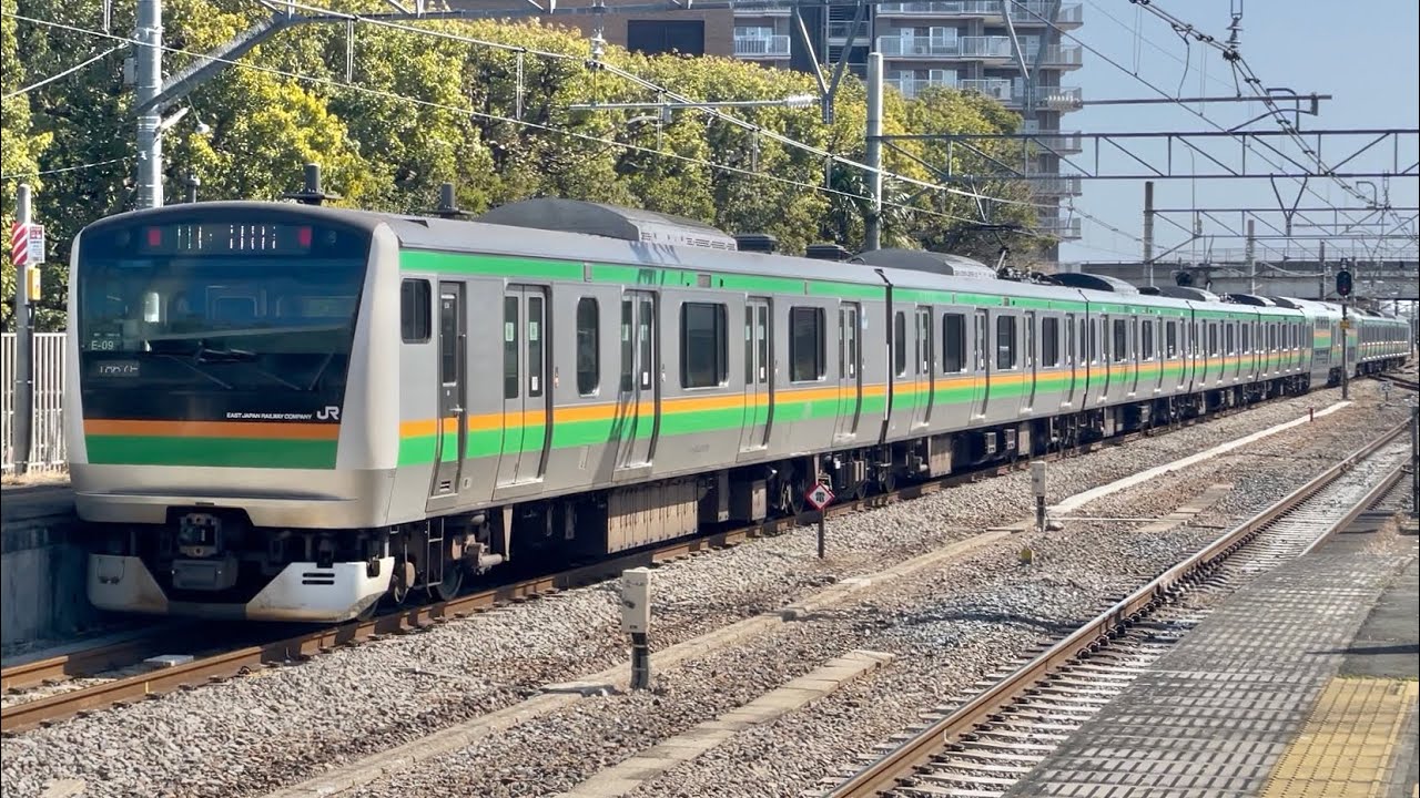 ［1867E］E233系3000番台コツE-09 深谷発車