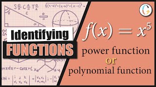 Is f(x)=x^5 a power function or a polynomial function